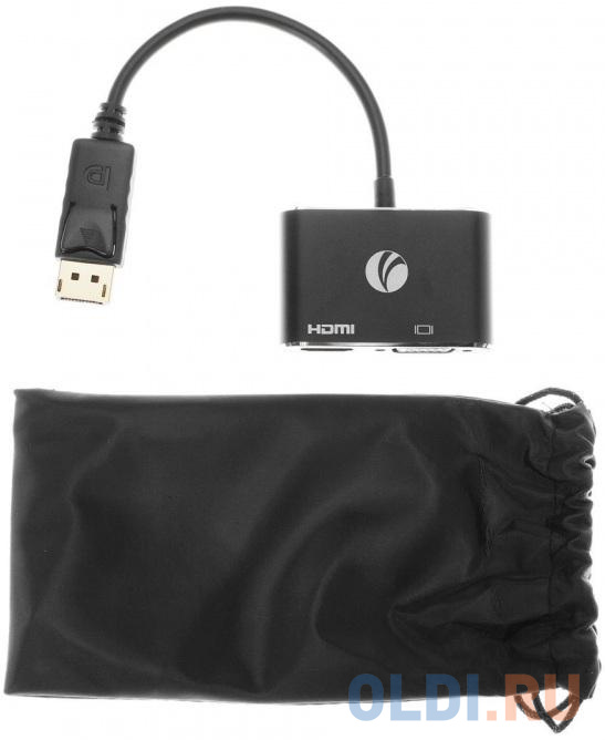 Кабель-переходник DisplayPort(M) ---> HDMI(F)+VGA(F)4K@30Hz VCOM Allum shell<CG640M-0.15> Кабель-переходник DisplayPort(M) ---> HDMI(F)+VGA(F)4K@30Hz VCOM Allum shell<CG640M-0.15> фото