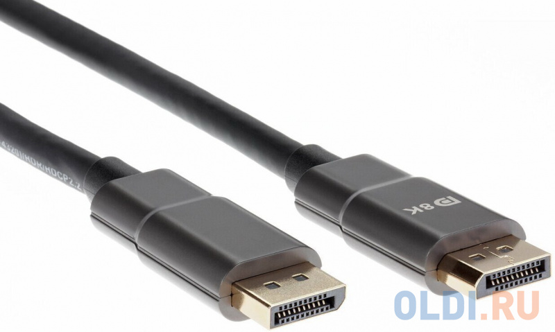 Кабель DisplayPort 3м VCOM Telecom ACG633-3M круглый черный Кабель DisplayPort 3м VCOM Telecom ACG633-3M круглый черный фото