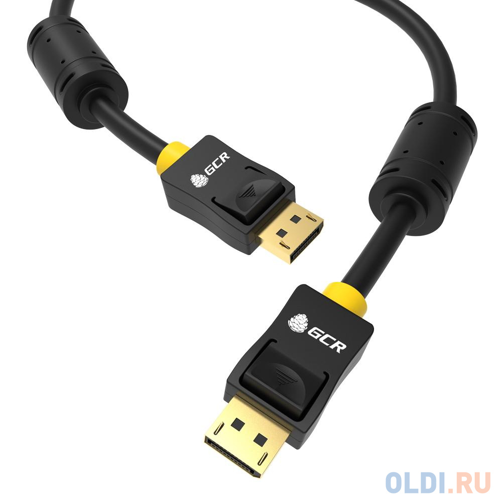 Кабель DisplayPort 3м Green Connection GCR-51915 круглый черный