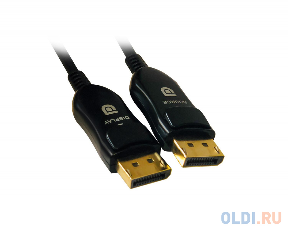 Кабель аудио-видео Digma 1.4v AOC DisplayPort (m)/DisplayPort (m) 10м. Позолоченные контакты черный (BHP DP 1.4-10) фото