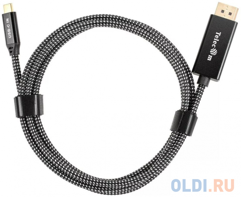 

Кабель-адаптер USB Type-Cm --> DP(m) 4K@120Hz 8K@60Hz, 1.8m Telecom <TCC020M-1.8M>