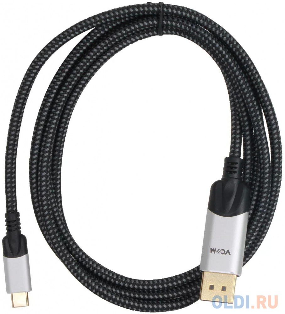 Кабель-адаптер USB 3.1 Type-Cm --&gt; DP(m) 8K@60Hz, 1.8m , Alumi Shell,VCOM &lt;CU422MCV-1.8M&gt; Вид№10