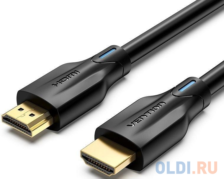 Кабель Vention HDMI Ultra High Speed v2.1 with Ethernet 19M/19M - 1.5м. vention magnetic wireless charger 15w ultra thin mirrored surface type 0 05m
