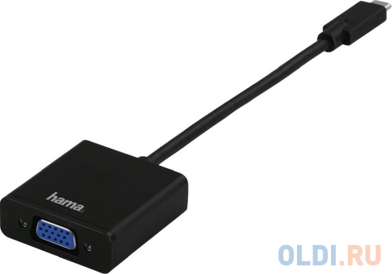 Переходник USB 3.1 Type-C(m) -->VGA(f), Aluminum Shell, Telecom <TA315C> фото