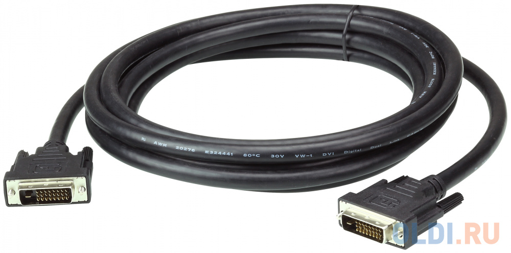 ATEN 3M Dual-link DVI Cable кабель dvi 1 8 м dvi d dual link 24 pin пакет