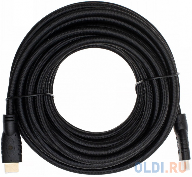 Кабель HDMI 10м Cactus CS-HDMI.2-10 круглый черный фото