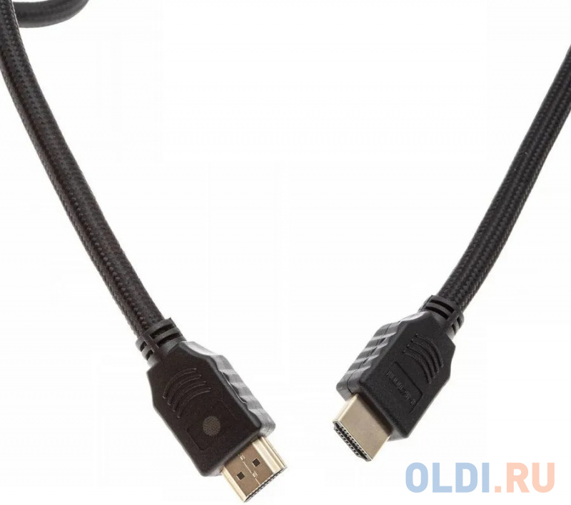 Кабель HDMI 1.5м Cactus CS-HDMI.2-1.5 круглый черный фото