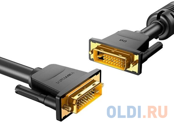 Кабель Vention DVI-D Dual link 25M/25M с ферритовым фильтром - 2м. Вид№3