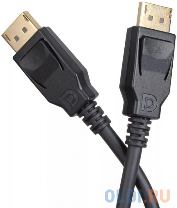 Кабель DisplayPort 2м VCOM Telecom CG651-2.0 круглый черный - фото 3