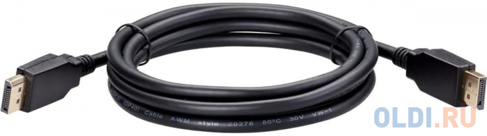 Кабель DisplayPort 2м VCOM Telecom CG651-2.0 круглый черный - фото 4