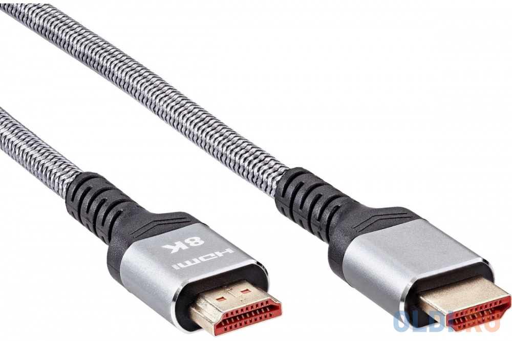 Кабель HDMI 3м iOpen ACG859A-3.0 круглый серый