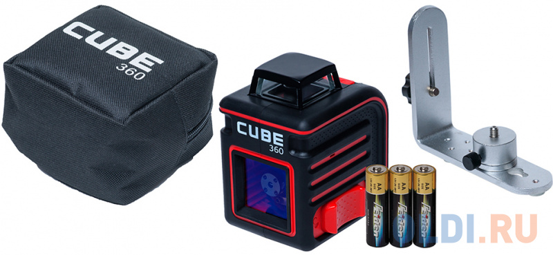 

Уровень лазерный ADA Cube 360 Home Edition 20(70)м ±3/10мм/м ±4° лазер2