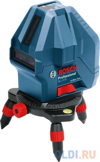 

Уровень BOSCH GLL 3-15 + мини штатив (0.601.063.M00) 15м IP 54