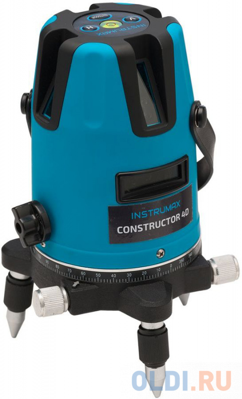

Лазерный нивелир INSTRUMAX Constructor 4D дальность20(70)м точн.±2мм/10м ±3° 5линий 3хАА/1.5 5/8