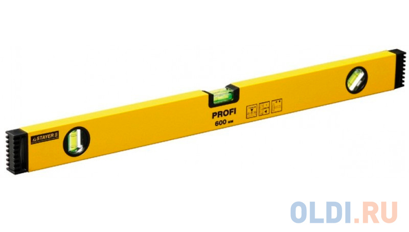 

Уровень Stayer Profi коробчатый 3 ампулы 100мм 3466-100
