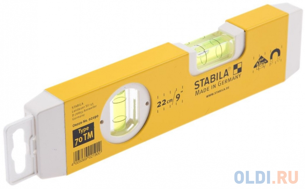 

Уровень Stabila 02190 0,25м