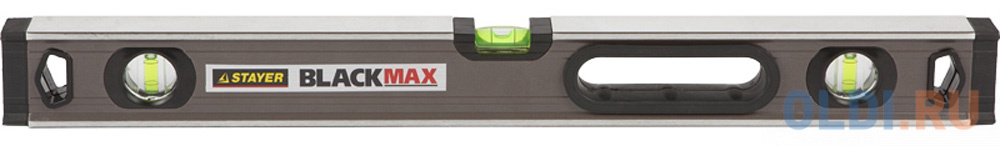 Уровень Stayer Expert BlackMax коробчатый усиленный с ручками утолщенный особопроч профиль 0.5мм/м 3 ампулы 150см 3475-150