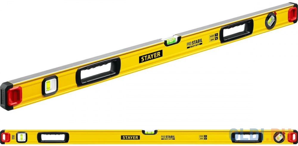 STAYER PRO STABIL, 1200 мм, усиленный профиль, уровень с поворотным глазком, Professional (3471-120)