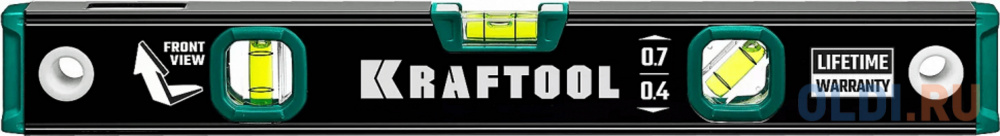 

KRAFTOOL 400 мм, с зеркальным глазком, уровень (34781-40)