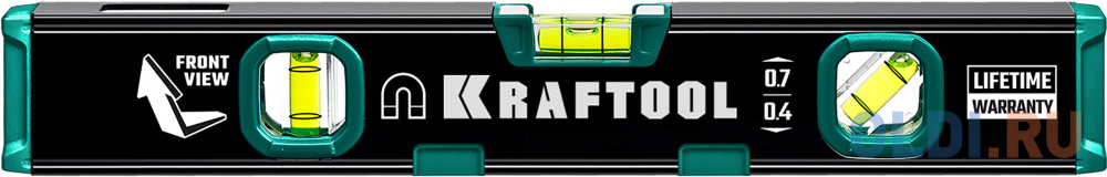 

KRAFTOOL 300 мм, усиленный профиль, с зеркальным глазком, магнитный уровень (34784)