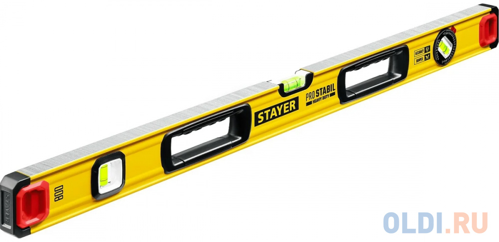 STAYER PRO STABIL, 800 мм, усиленный профиль, уровень с поворотным глазком, Professional (3471-080)