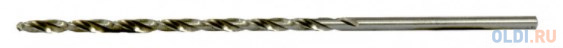 Сверло спиральное по металлу 2,5 х 95 мм Р6М5, удлиненное, 2шт.// Барс сверло курс 36268 по дереву спиральное 22х460 мм