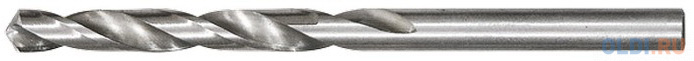 Сверло по металлу, 4,9 мм, полированное, HSS, 10 шт. цилиндрический хвостовик// Matrix
