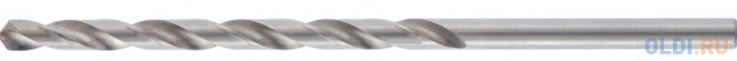 Сверло спиральное по металлу 10 х 184 мм, Р6М5, удлиненное// Барс набор сверл по металлу 1 10 мм через 0 5 мм 19 шт р6м5 вышлиф цилиндр хвост бокс барс