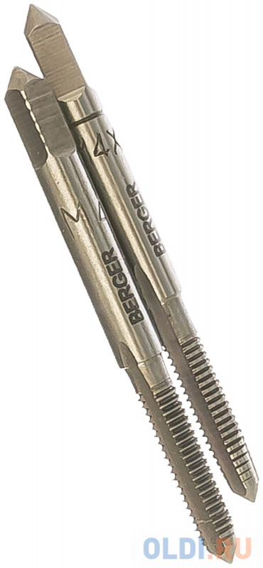 

Метчики BERGER BG1015 метрические комплектные 2 шт. М4х0,7 мм