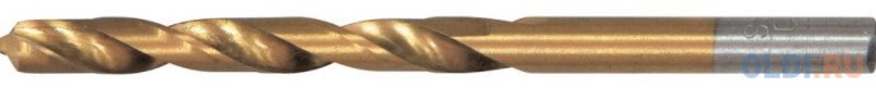 Сверло по металлу, 4,8 мм, HSS, нитридтитановое покрытие, цилиндрический хвостовик// Matrix