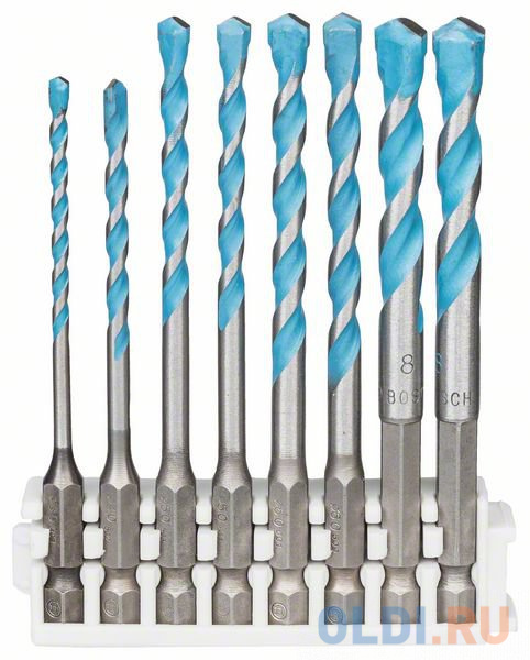 

Bosch 2608577141 Сверла Hex-9 MultiConstruction,3–8мм,8шт