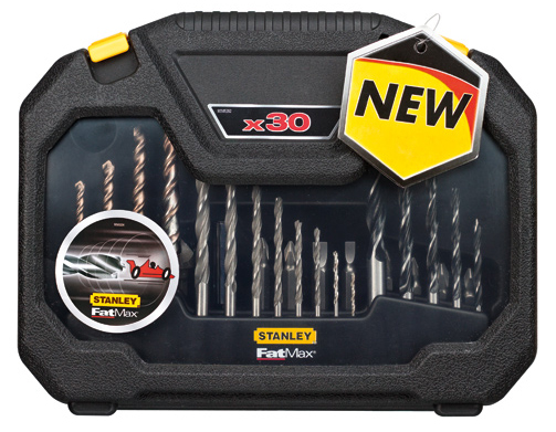 

Набор сверел STANLEY STA88102-XJ п/бет,дер,мет,биты. FatMax 30шт