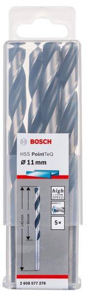 

Сверло BOSCH 2.608.577.278 Ф11.0 мм HSS PointTeQ (5шт)