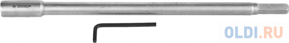 Удлинитель для сверла Левиса с хвостовиком 12мм, ЗУБР Мастер 2953-12-300, HEX 12,5, L=300мм - фото 1