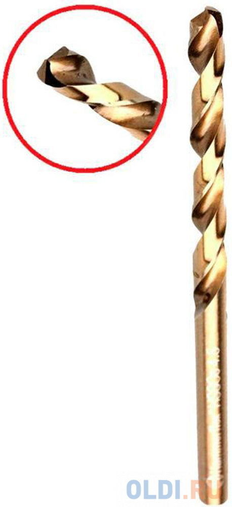 

Сверло HAMMER Flex 202-510 DR CO 5,50мм*93мм кобальт M35, DIN338, HRC65-70
