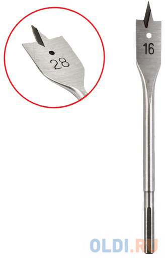 

Сверло HAMMER Flex 202-223 DR WD SP 16мм*152мм дерево, перовое