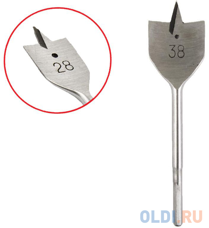 

Сверло HAMMER Flex 202-232 DR WD SP 38мм*152мм дерево, перовое