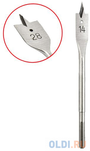 

Сверло HAMMER Flex 202-222 DR WD SP 14мм*152мм дерево, перовое