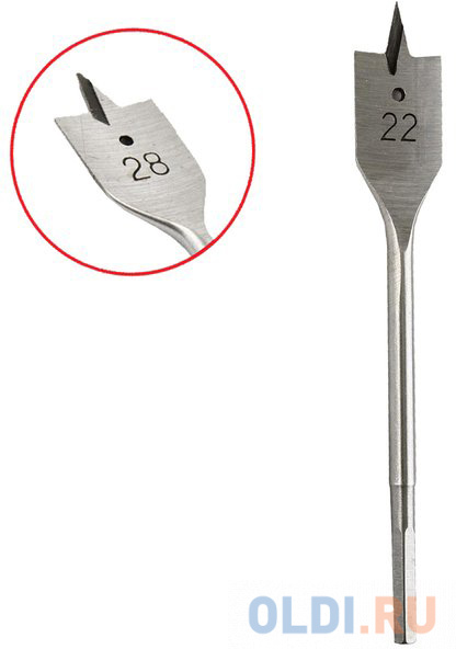 

Сверло HAMMER Flex 202-226 DR WD SP 22мм*152мм дерево, перовое