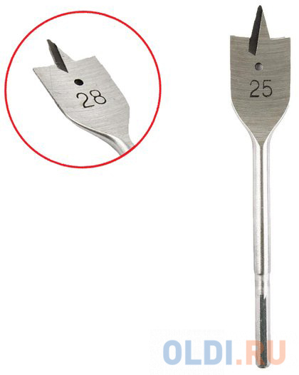

Сверло HAMMER Flex 202-227 DR WD SP 25мм*152мм дерево, перовое
