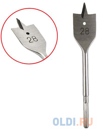 

Сверло HAMMER Flex 202-228 DR WD SP 28мм*152мм дерево, перовое