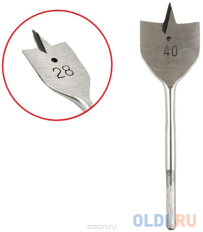 

Сверло HAMMER Flex 202-233 DR WD SP 40мм*152мм дерево, перовое