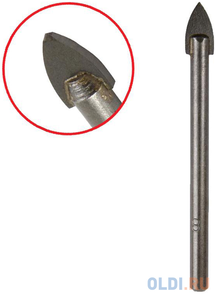 

Сверло HAMMER Flex 202-405 DR GL 8,0мм*75мм плитка\\стекло