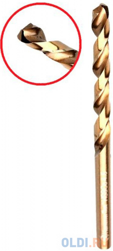 

Сверло HAMMER Flex 202-509 DR CO 5,00мм*86мм кобальт M35, DIN338, HRC65-70