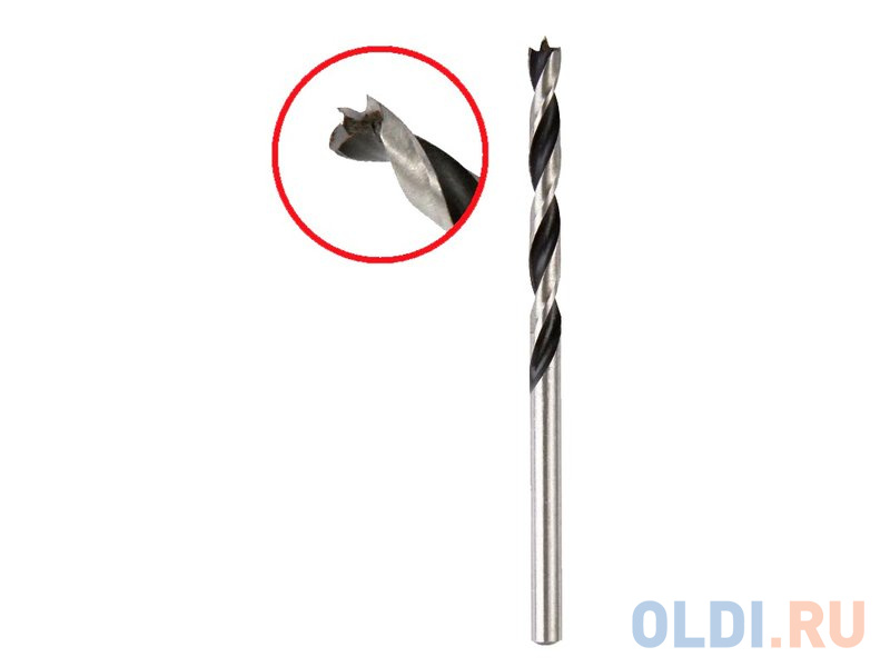 

Сверло HAMMER Flex 202-203 DR WD WR 5,0мм*86/52мм дерево, цилиндрическое