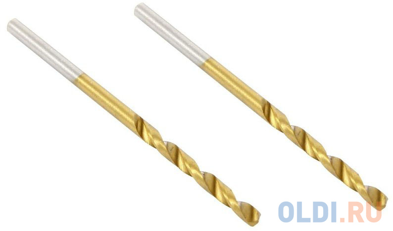 

Сверло HAMMER Flex 202-103 DR MT 2,0мм*49/24мм металл, DIN338, HSS-G, TIN, 2шт.
