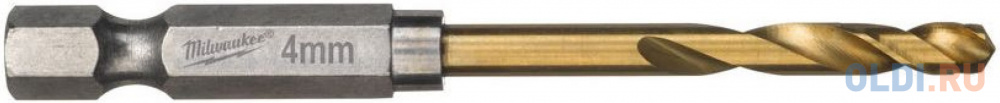 

Сверло по металлу Milwaukee RedHEX HSS-G TiN 4мм (2шт) Milwaukee