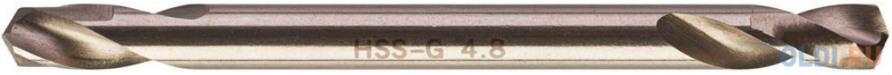 Сверло по металлу двухстороннее HSS-G DBL 4,8 (10шт) Milwaukee DIN1412 - фото 1