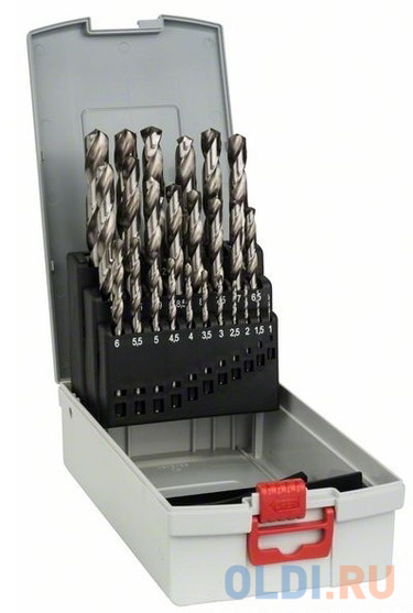 

Bosch 2608587013 Наб сверл по мет HSS-G 135° 1-10мм 19шт