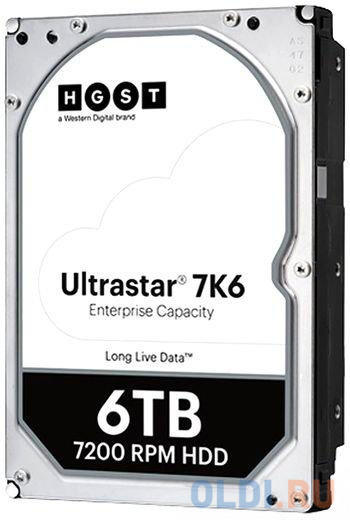 Жесткий диск HGST Ultrastar DC HC310 (7K6) HUS726T6TALE6L4 6 Tb жесткий диск hgst ultrastar 1 tb